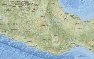Mexico Earthquake Map