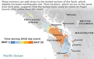 thousands of tremors Washington