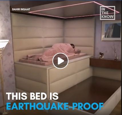 Anti-Earthquake Bed Goes Viral, Draws Mockery from Public