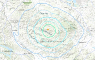 4.1 Earthquake Strikes Near Geysers