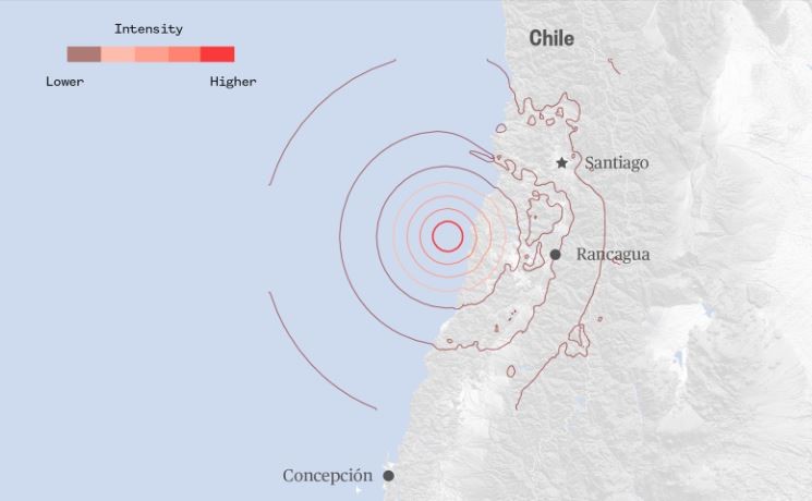 6.8-Magnitude Earthquake Shakes Chile on Aug. 2