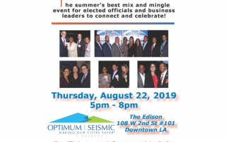 LA BizFed’s Freshman Policy Makers Reception Sponsored by Optimum Seismic