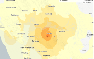 San Francisco Bay hit with an earthquake