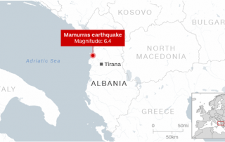 6.4-magnitude earthquake strikes Albania