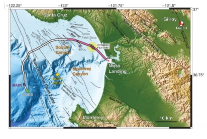 Scientists Discover Fault System Near Monterey Bay