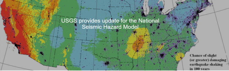 Usgs Provides Update For The National Seismic Hazard Model Optimum