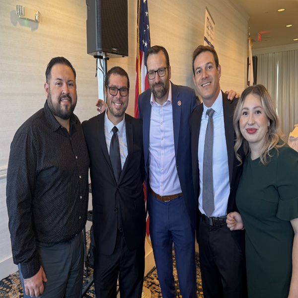 The Optimum Seismic, Inc. team with State Senator Ben Allen